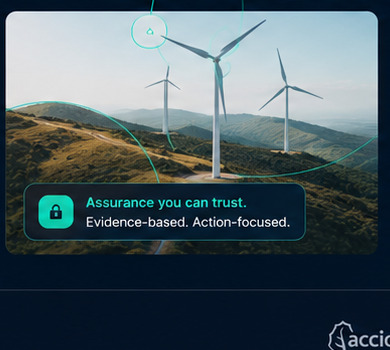 Auditor using a tablet in the field
